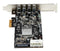 Startech PEXUSB3S44V PEXUSB3S44V PCI Express Adapter Card 4 Port USB 3.0 0 &Acirc;&deg;C to 50 Black New