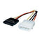 PRO Signal 11W3-S6110-6IN 6 in Serial ATA Power Adapter 5 Pin Molex to 15 Sata