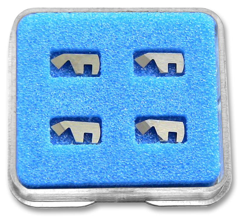 NITRONIC MS-0519S Spare Blade Set for Nitronic MiniStrip&iuml;&iquest;&frac12; Stripping Tool, HSS, 4 Pieces