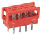 AMP - TE Connectivity 215570-6 Wire-To-Board Connector 1.27 mm 6 Contacts Header Micro-MaTch Series Through Hole 2 Rows