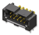 Samtec T2M-102-01-L-D-RA-WT Pin Header Board-to-Board Wire-to-Board 2 mm Rows 4 Contacts Through Hole Right Angle New