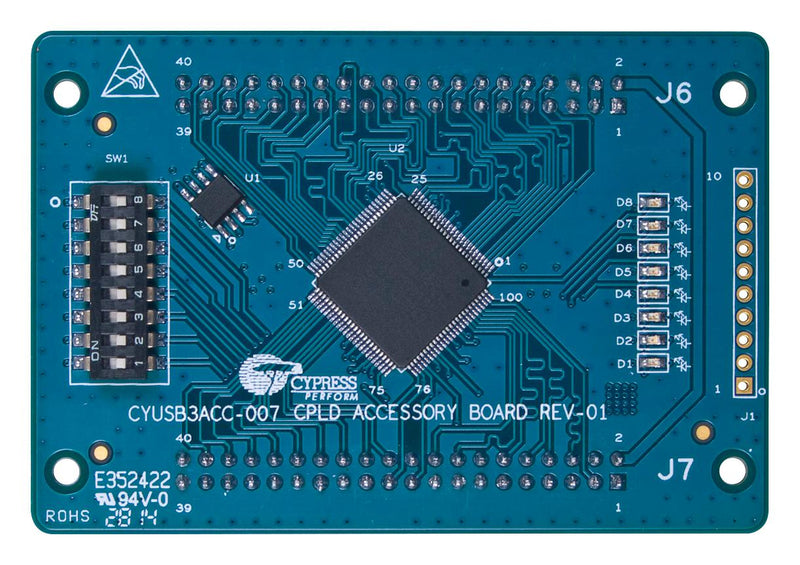 Cypress Semiconductor CYUSB3ACC-007 Cpld Accessory Board For EZ-USB&reg; FX3� Superspeed Explorer Kit