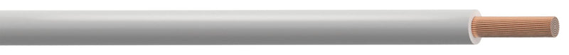 PRO POWER PP001287 Wire, Stranded, Tri Rated, PVC, White, 19 AWG, 0.75 mm&sup2;, 328 ft, 100 m