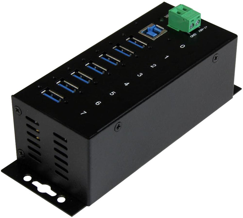 Startech ST7300USBME ST7300USBME 7 Port Industrial USB 3.0 Hub With ESD Protection