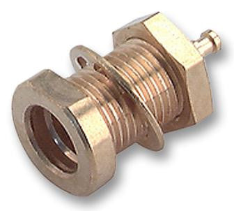 HUBER & SUHNER 22MMCX-50-0-1/111OE RF / Coaxial Connector, MMCX Coaxial, Straight Bulkhead Jack, Solder, 50 ohm, Beryllium Copper