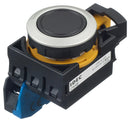Idec CW4B-M1E10B Pushbutton Switch Flush Silhouette Momentary Spring Return SPST-NO 120 V 10 A Screw