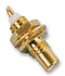RADIALL R112553000 RF / Coaxial Connector, SMC Coaxial, Straight Bulkhead Jack, Solder, 50 ohm, Brass
