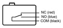 Omron D2VW-5L2A-1M Microswitch Snap Action Short Roller Lever Spdt Wire Leaded 5 A 30 VDC