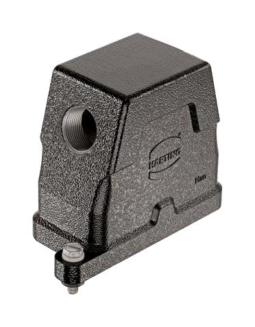 Harting 19400100511 19400100511 HAN 10 HPR Hood Side Entry M25 Screw LOC 29H1939