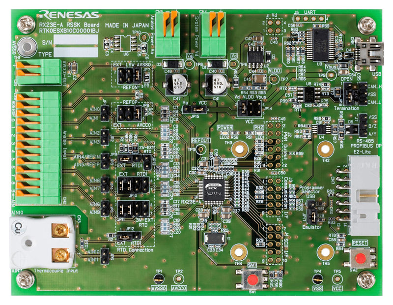 Renesas RTK0ESXB10C00001BJ RTK0ESXB10C00001BJ Starter Kit RX23E-A RX Family 32 Bit MHz