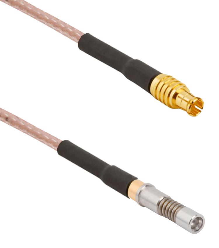 Amphenol SV Microwave 7093-0275 Cable Assy Smps JACK-MCX Plug 75 OHM