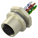 TE Connectivity T4171320008-001 Sensor Cord 8P M12 RCPT-FREE END 7.9"