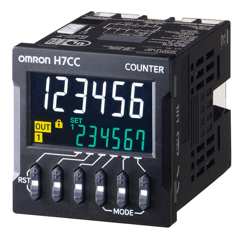 Omron Industrial Automation H7CC-AW H7CC-AW Counter 6-DIGIT Spdt Screw 240VAC