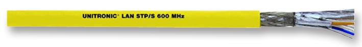 LAPP KABEL 2170614 Shielded Networking Cable, Unitronic, Cat7, 4 Pair, 23 AWG, 0.24 mm&sup2;, 328 ft, 100 m