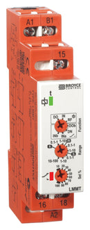 BROYCE CONTROL LMMT 12-230V AC/DC TIMER RELAY, MULTIFUNC, 0.1S-100H, SPDT