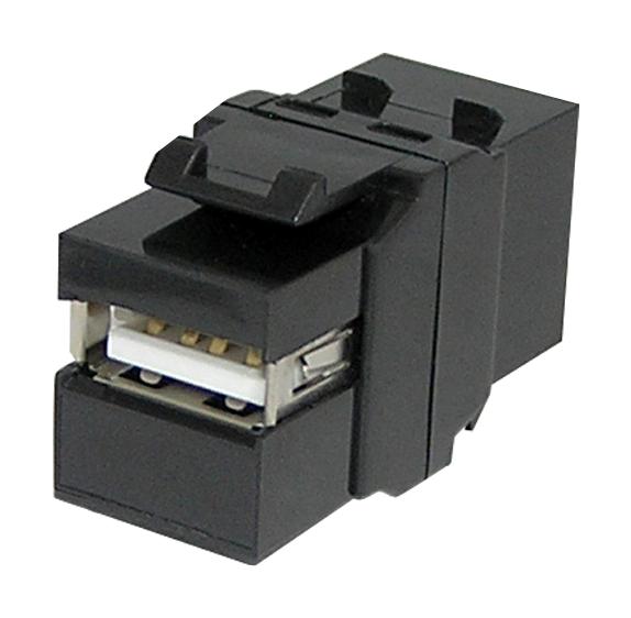 TUK Kcuabbk KCUABBK In-Line Adapter Keystone Coupler USB 2.0 A B Adaptor Receptacle 4 Ways New