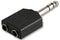 PRO Elec PE000035 Audio Adapter Stereo Plug - 6.35mm Receptacle x 2