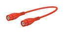 Staubli 67.9770-100-22 BNC Breakout Plug 3.3 ft 1 m Red