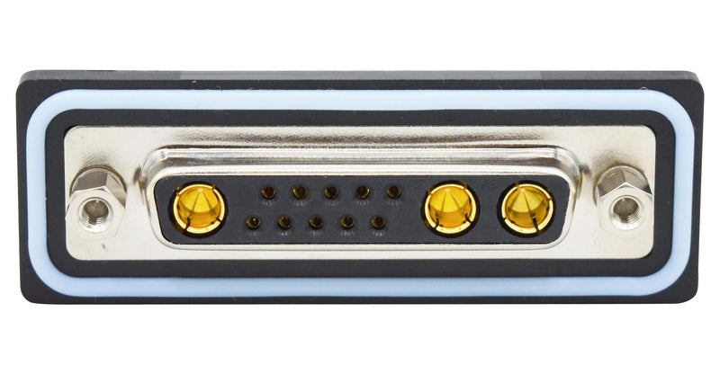 Norcomp CDFS13W3203L211 CDFS13W3203L211 Combination Layout D Sub Connector Nanook CDF Series DB-13W3 Receptacle 13 Contacts