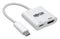 TRIPP-LITE U444-06N-H4K6WC USB-C TO Hdmi Adapter W/PD HDCP2.2 WHT