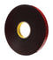 3M 5952-1&quot;X36YD TAPE, 32.92M X 25.4MM, BLACK, PE FILM