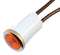 WAMCO WL-1090D3-12V LAMP, INCANDESCENT INDICATOR, 12V, 80mA, WIRE LEADED