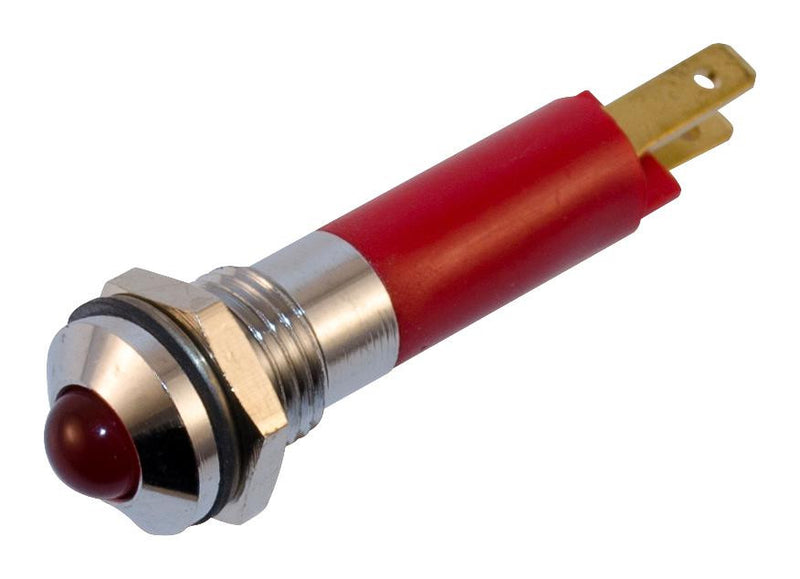 WAMCO WL-19040353 PANEL MOUNT INDICATOR, LED, 8MM, RED, 24V