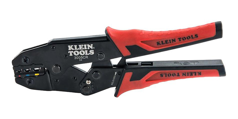 Klein Tools 3005CR 3005CR Crimp Tool Ratcheting 22-10 AWG Copper Wire 9" Length New