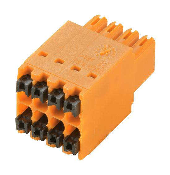 Weidmuller 1277340000 Pluggable Terminal Block 3.5 mm 16 Ways 26AWG to 16AWG 1.5 mm&Acirc;&sup2; Push In 13.4 A