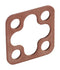 Hirschmann GSA 200-4 BROWN GASKET Flat Gasket NBR Rectangular Conn