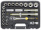 CK Tools T4662 T4662 Sure Drive Socket Set 24Pcs Of 1/2" Sockets