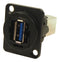 Cliff Electronic Components CP30210NMB USB Adapter Type A Receptacle B 3.0 FT Series