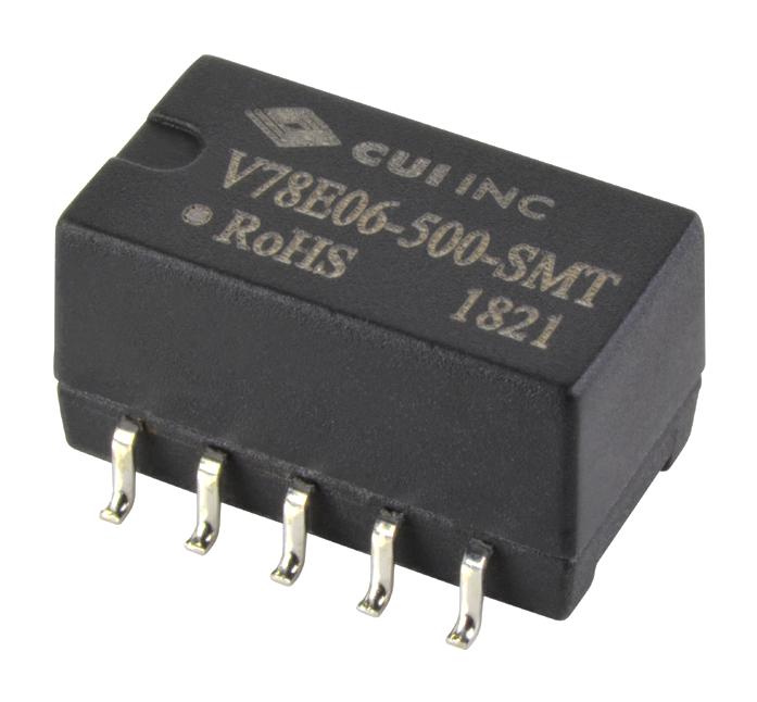 CUI V78E06-500-SMT-TR Non Isolated POL DC/DC Converter 1 Output 3.25 W 6.5 V 500 mA Fixed Adjustable
