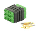 SOURIAU-SUNBANK / Eaton 8MQ2M1220PA 8MQ2M1220PA Rectangular Module Plug 12POS 3ROW New