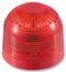 KLAXON 18-980500 Beacon / Sounder, Shallow Base, Red, Steady, 120mm Dia., Multiple Tones, 107dB, 60VDC, IP65