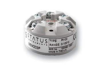 STATUS SEM203/P Signal Converter, Pt100, Current, 1 Channels, 30 VDC