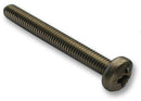 TR FASTENINGS M46 PRA2MCS100- Machine Screw, M4, Stainless Steel, 6 mm, Pan Head Pozidriv