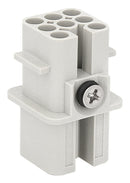 Multicomp PRO MP009530 Heavy Duty Connector MP-HD Inserts Insert 7+PE Contacts 3A Receptacle