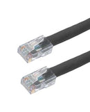 L-COM TRD524HF-BLK-1F Enet Cord CAT5E RJ45 PLUG-PLUG 1 New