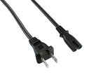 QUALTEK ELECTRONICS 223020-01 POWER CORD, NEMA 1-15P/IEC C7, 1.83M, 7A