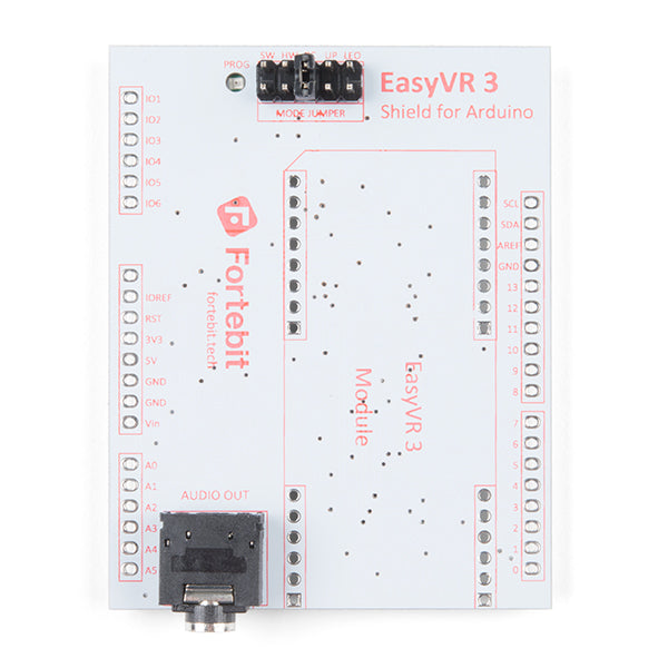 SparkFun EasyVR 3 Plus Shield for Arduino