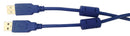 Multicomp MC002461 USB Cable Type A Plug 1 m 3.3 ft 2.0 Blue