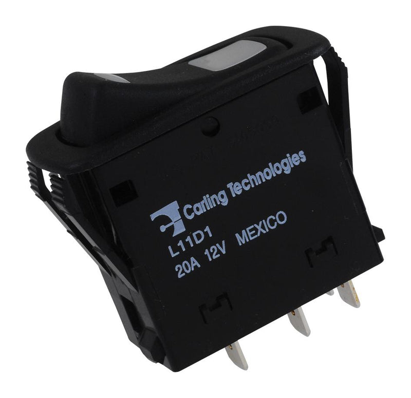 Carling Technologies L11D1EHN1-A7900-000 L11D1EHN1-A7900-000 Switch Rocker Spst 20A Black