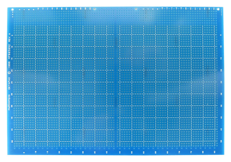 Multicomp PRO MP005892 MP005892 Eurocard PCB Board 233.4 mm x 160 Epoxy Glass Composite Hole Dia 1.02