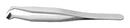 IDEAL-TEK 15AP.C Tweezer, Cutting, Bent, Flat, Carbon Steel, 120 mm