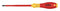 Wiha 32012. Insulated Slotted Driver 2.0 X 100mm (9/64?)