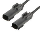 Molex 2162821022 Cable Assembly MX150 Plug to 2 Ways 3.5 mm 1 Row 300 11.8 " New