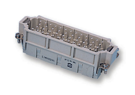 Harting 09 32 032 3001 Heavy Duty Connector 32+PE Less Contacts Han EE Insert 33 16B Plug
