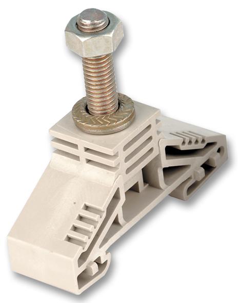 Weidmuller WF6 WF6 DIN Rail Mount Terminal Block 1 Ways 14 AWG 2 35 mm&Acirc;&sup2; Screw 115 A