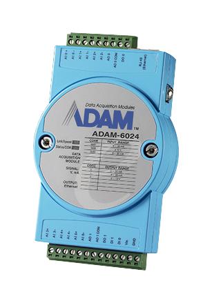 Advantech ADAM-6024-D ADAM-6024-D Universal I/O Modbus TCP Module 12CH New